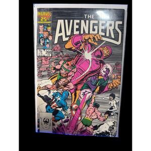 The Avengers #268 Marvel 25th Anniversary June 1986 Captain America Kang
